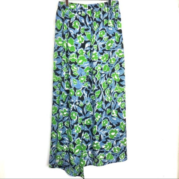 Christian Wijnants Silk Hand Painted Floral Skirt - Picture 5 of 12